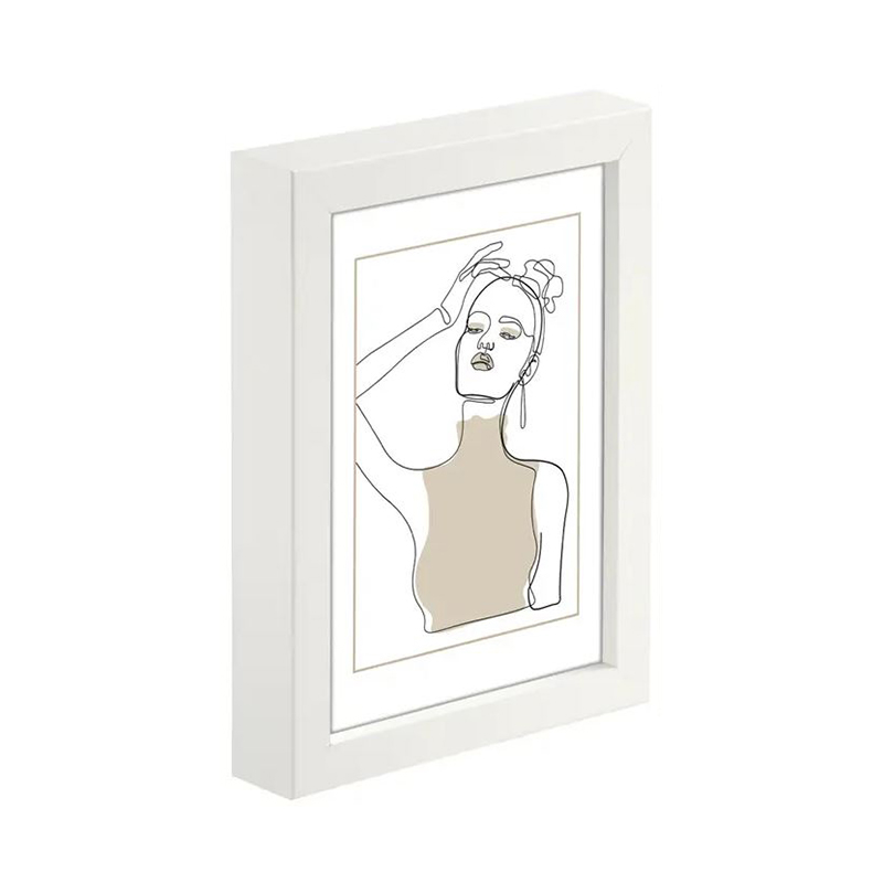 Hama rámeček dřevěný KOPENHAGEN, bílá, 60x80 cm
