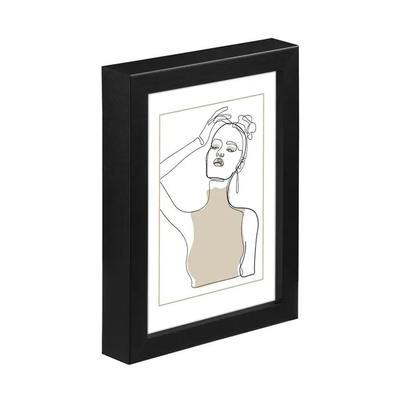 Hama rámeček dřevěný KOPENHAGEN, černá, 50x70 cm