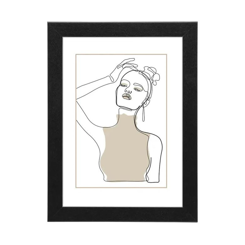 Hama rámeček dřevěný KOPENHAGEN, černá