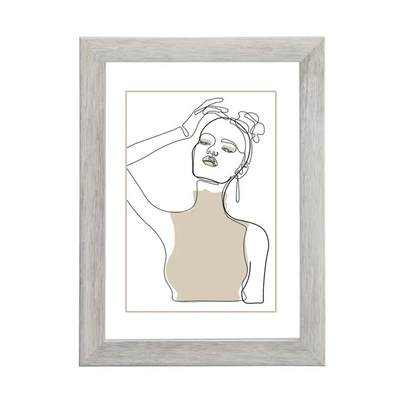 Hama rámeček dřevěný KOPENHAGEN, taupe, 50x70 cm