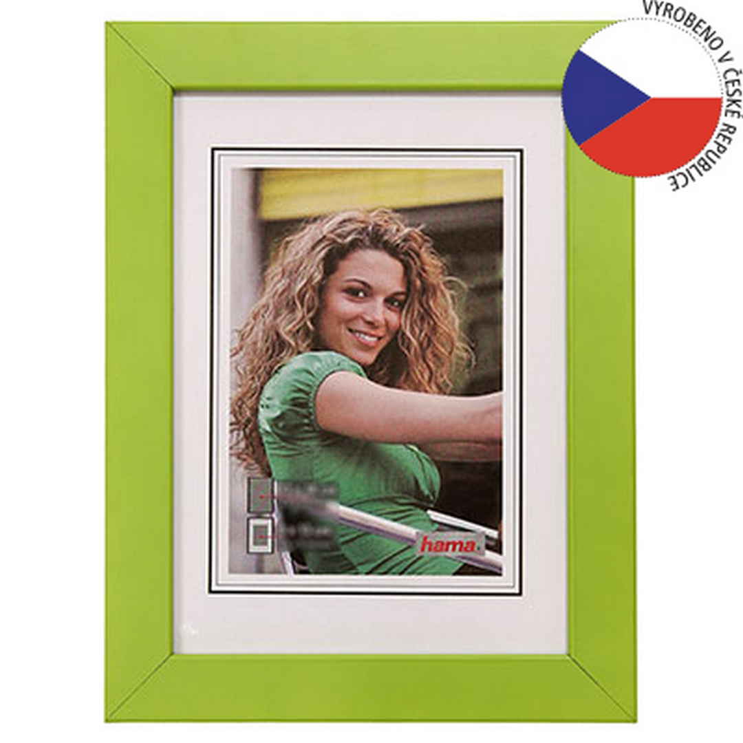 Hama rámeček dřevěný JESOLO, zelená 21x29,7 cm