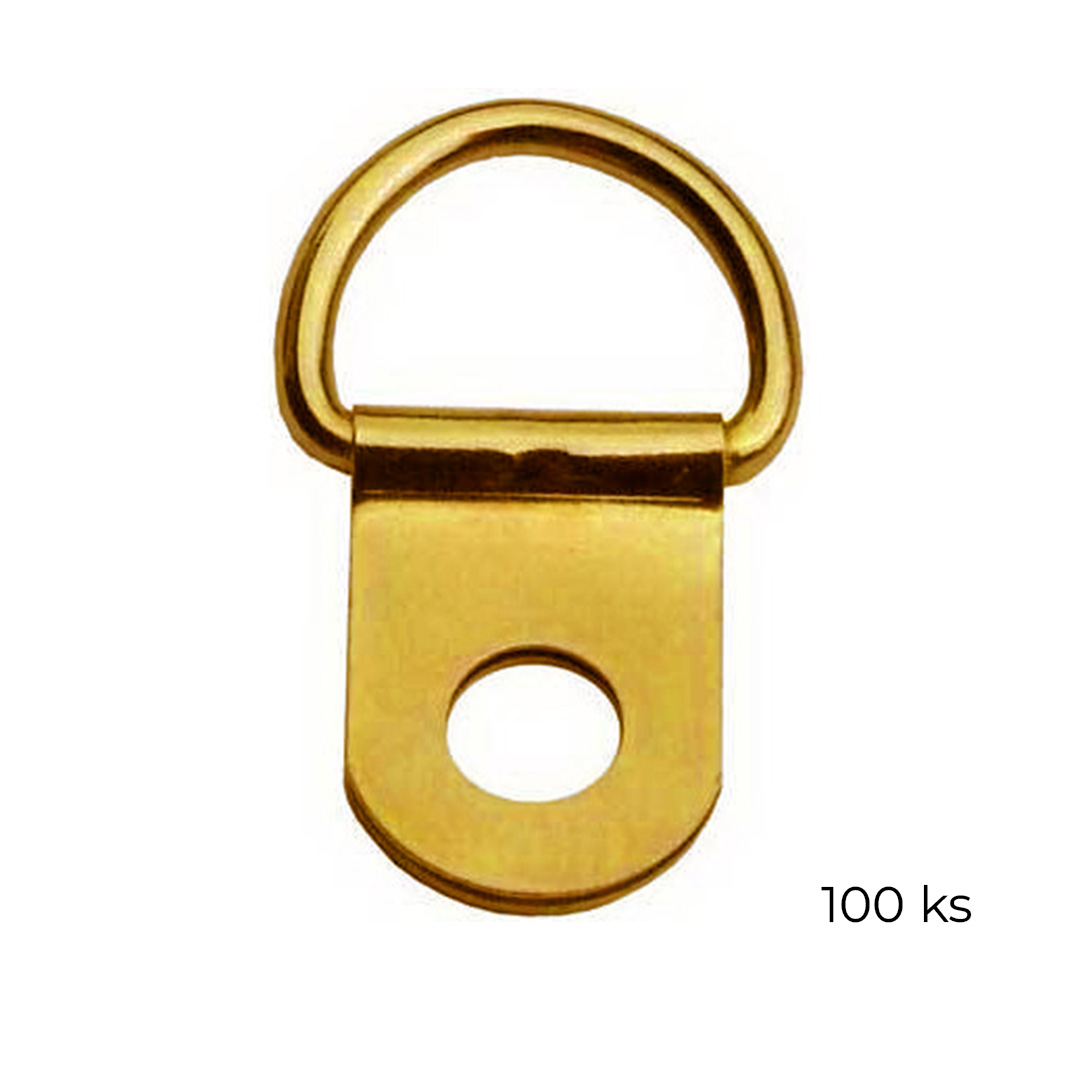 Háček na obrazy - Surflon zlatý (100 ks)