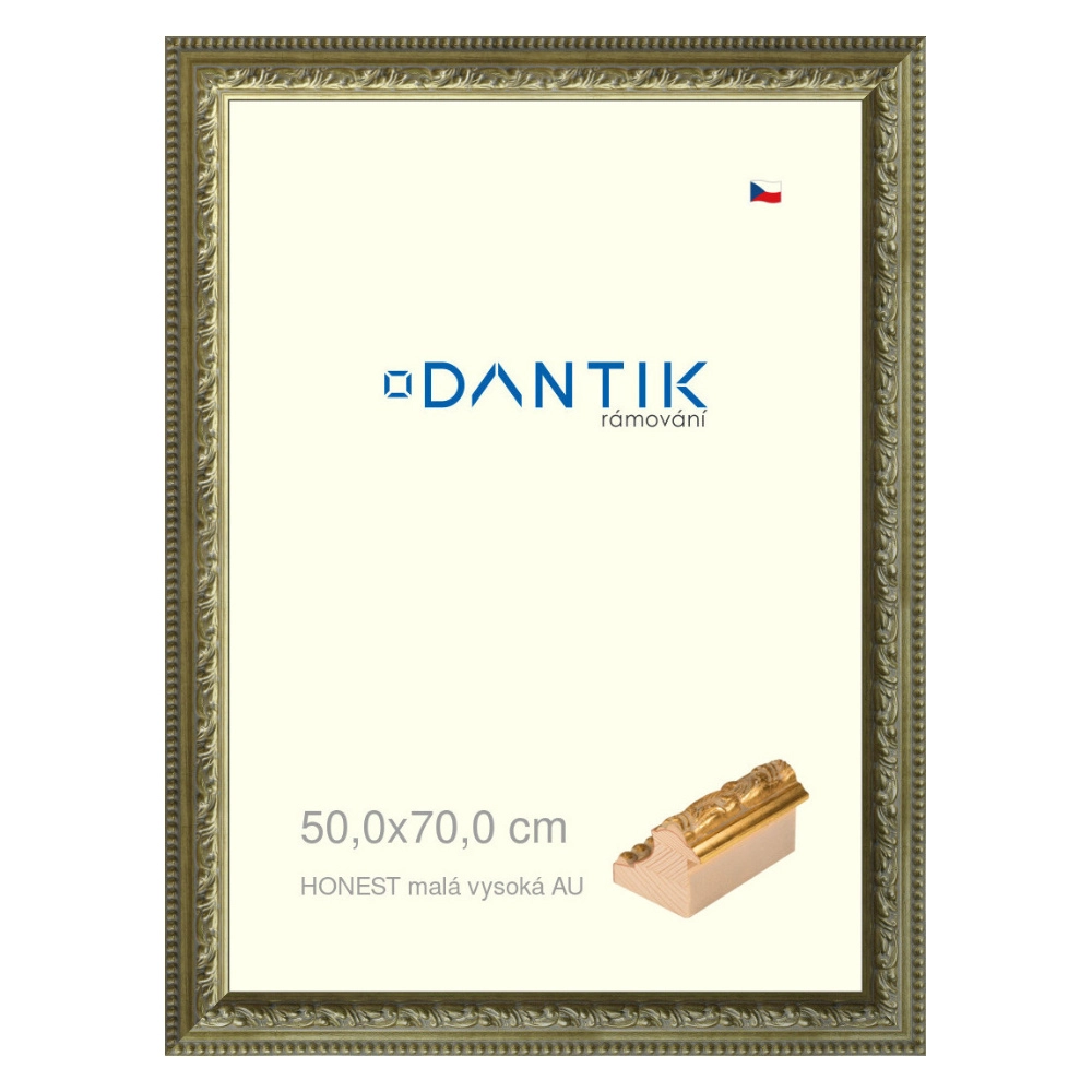 DANTIK rámeček 50x70 | HONEST malá vysoká AU (Plexi Čiré)