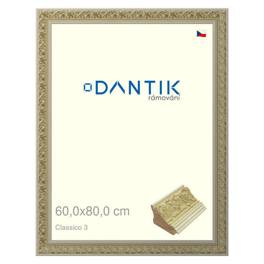 DANTIK rámeček 60x80 | Claico 3 (Plexi Čiré)