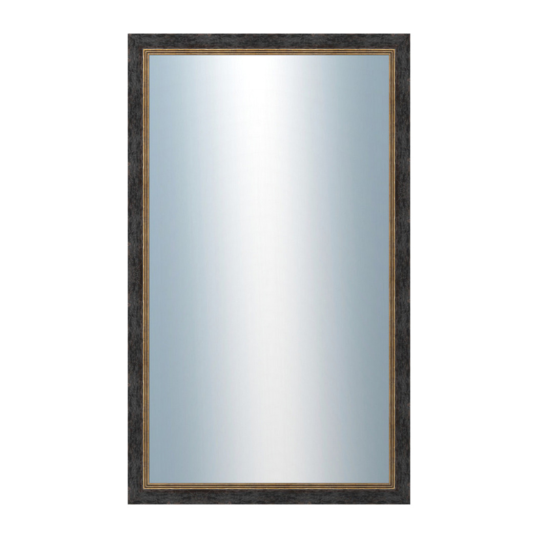 DANTIK Zrcadlo 60x100 CARRARA hnědočerná