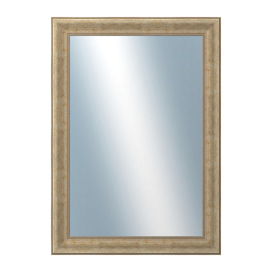 DANTIK Zrcadlo 50x70 KŘÍDLO malé stříbrné patina