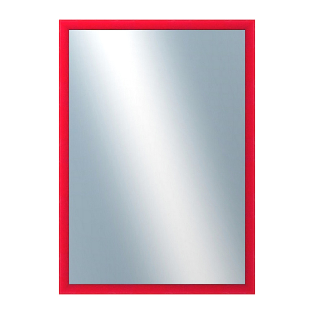 DANTIK Zrcadlo 50x70 BOX červená mořená