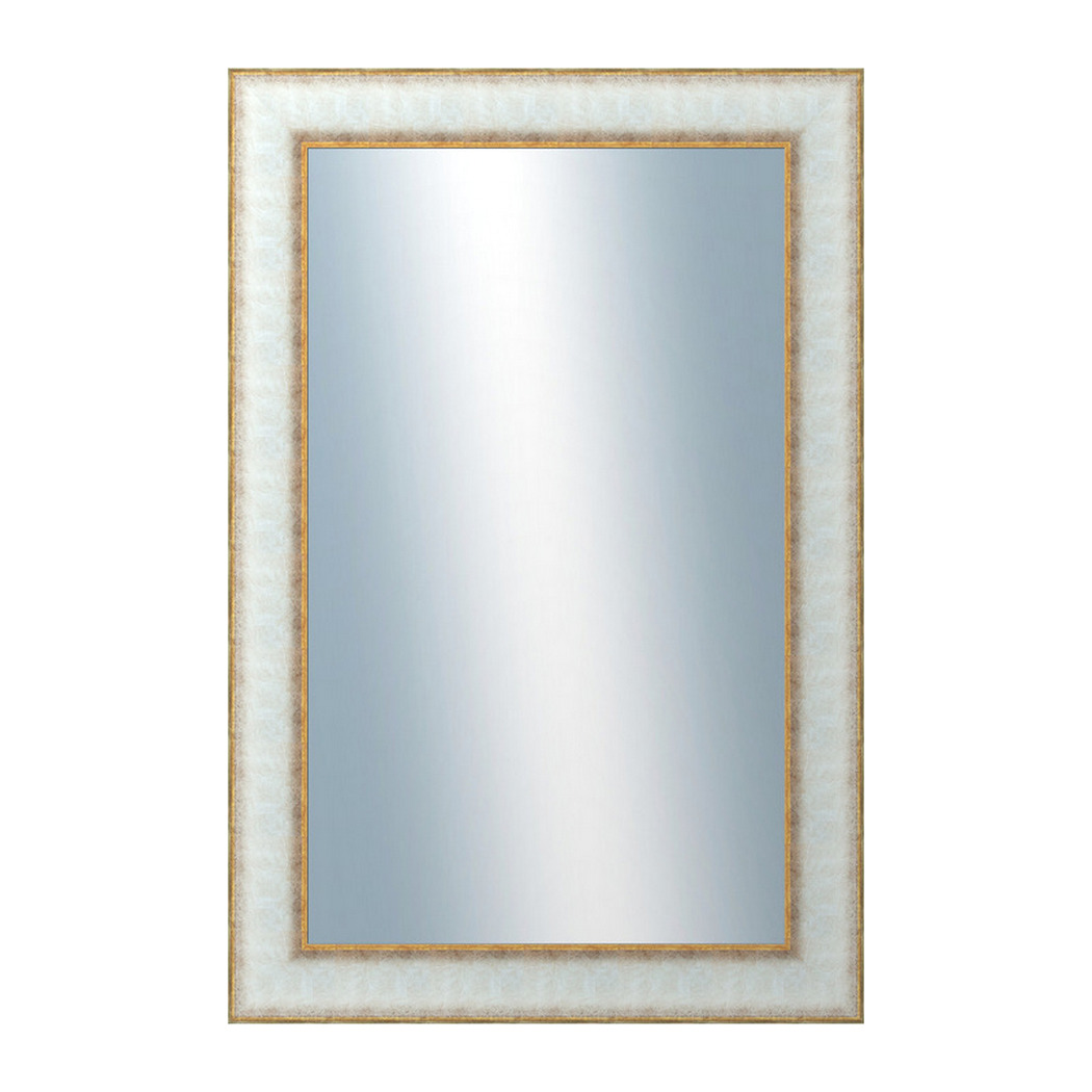 DANTIK Zrcadlo 40x60 |METAL bílozlatá,