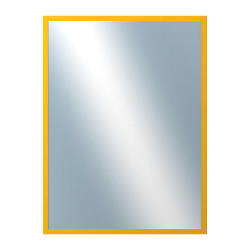 DANTIK Zrcadlo 60x80 PERLA žlutá lesklá vysoká