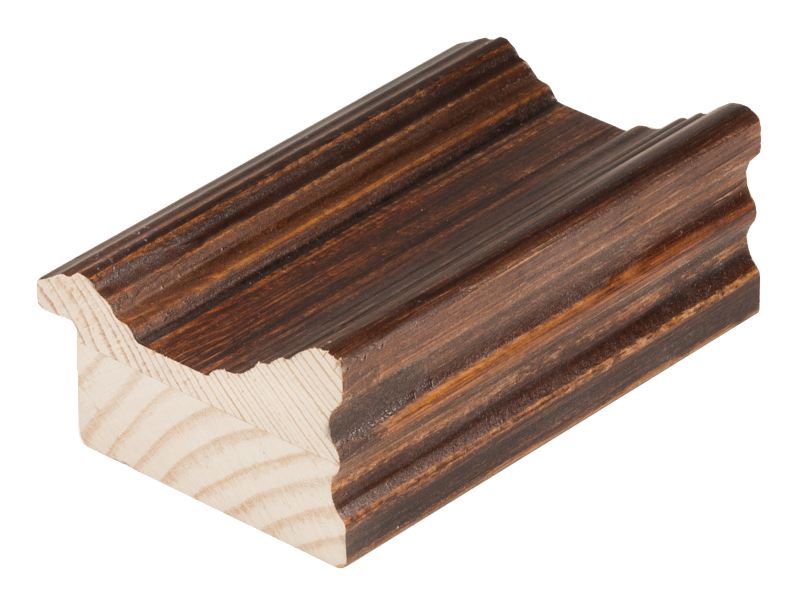 Rámová lišta DANTIK - 3165 | KOSTELNÍ malá hnědá