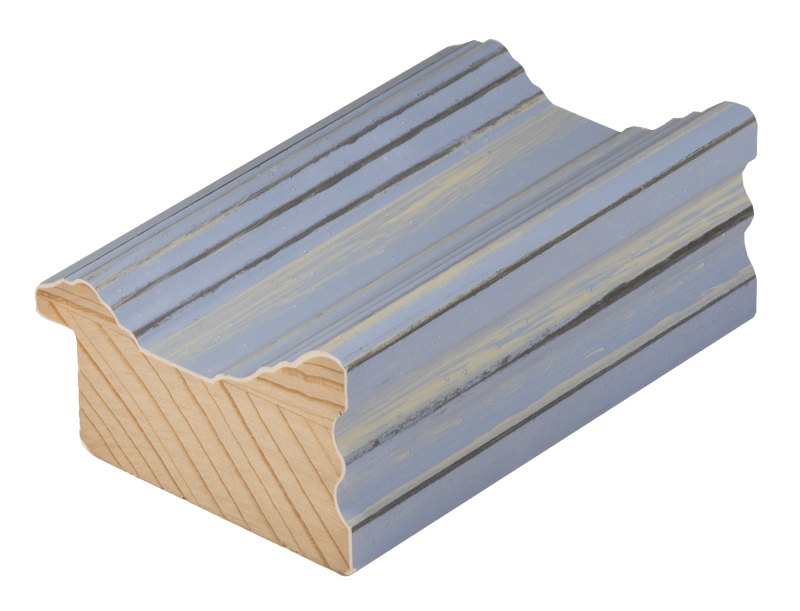 Rámová lišta DANTIK - 3166 | KOSTELNÍ malá modrá