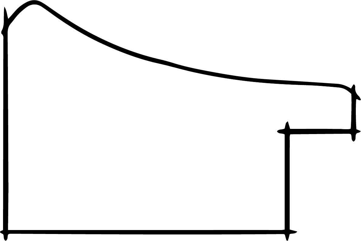 Rámová lišta DANTIK - 2499 | METAL bílozlatá prohlá