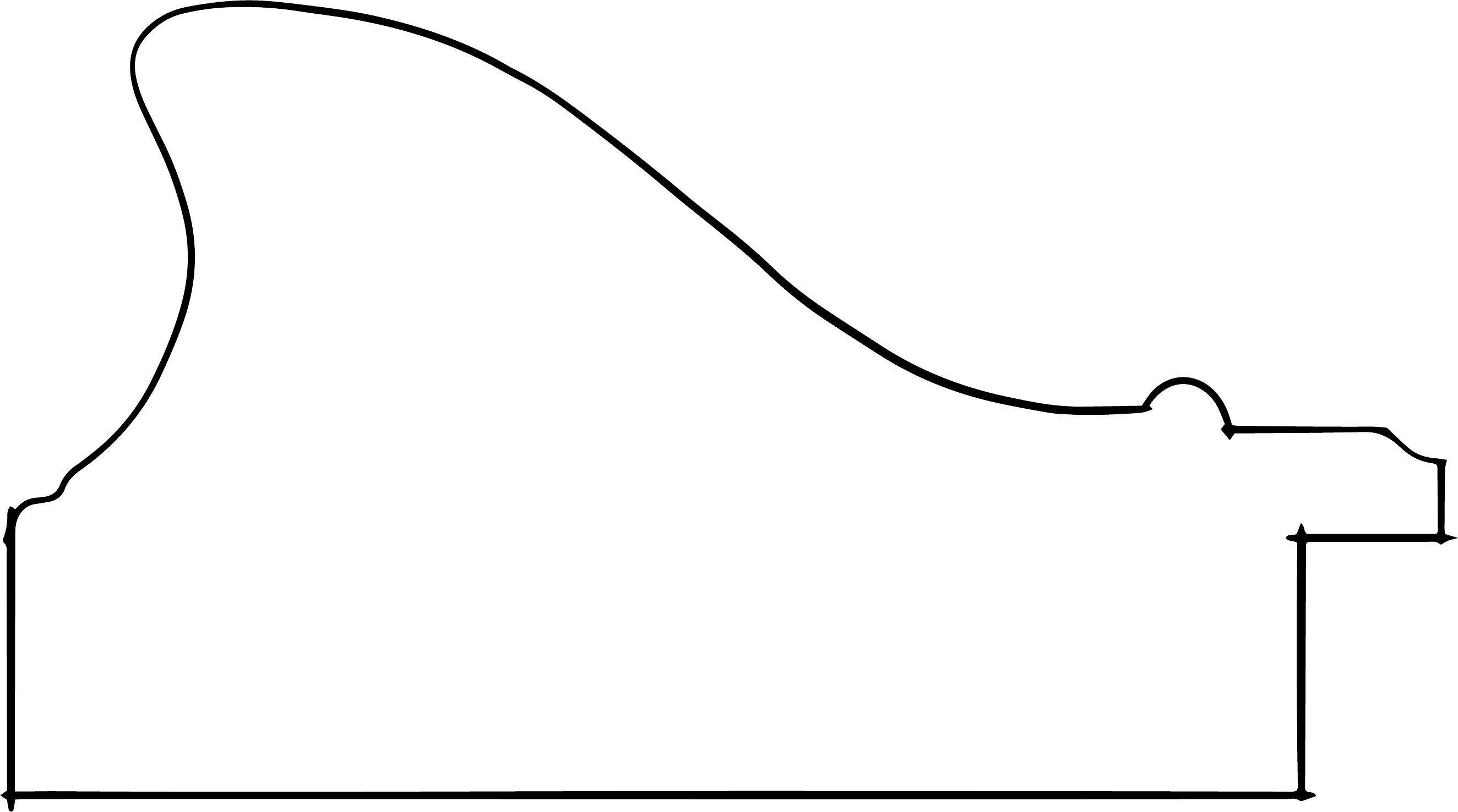Rámová lišta DANTIK - 2772 | KŘÍDLO velké zlaté patina
