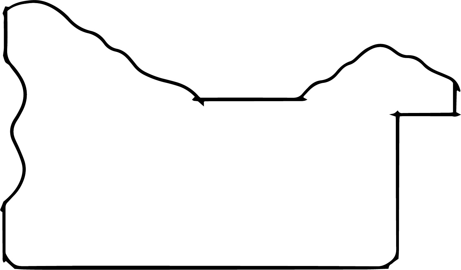 Rámová lišta DANTIK - 3165 | KOSTELNÍ malá hnědá