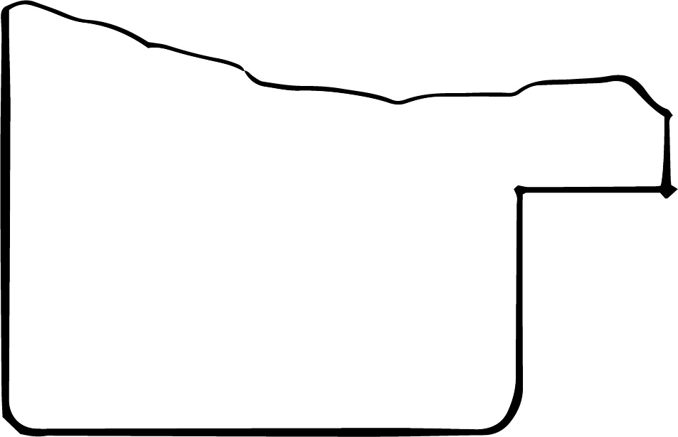 Rámová lišta DANTIK - 5013 | SARTORI kost.bílá l