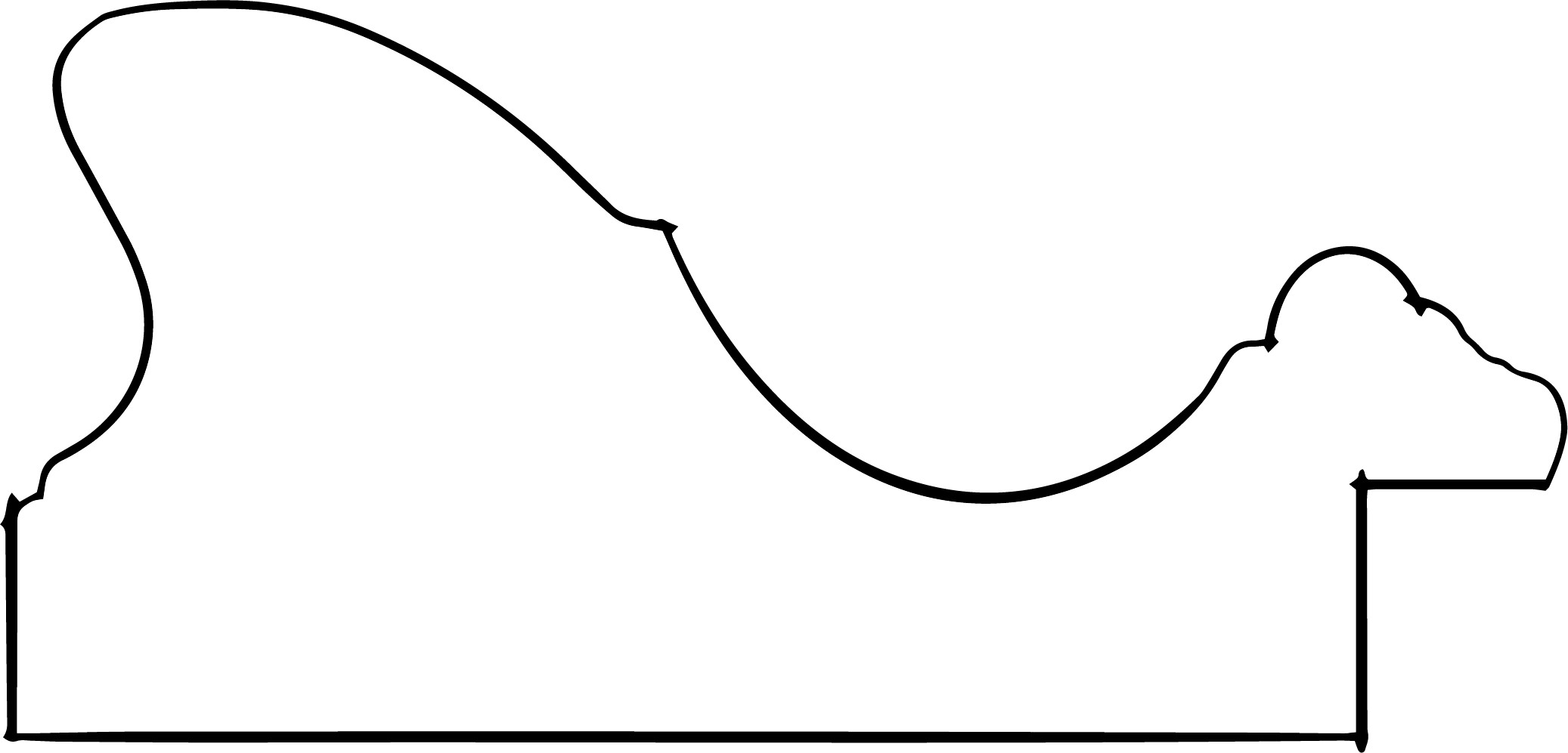 Rámová lišta DANTIK - 2005 | Baroko světle hnědá