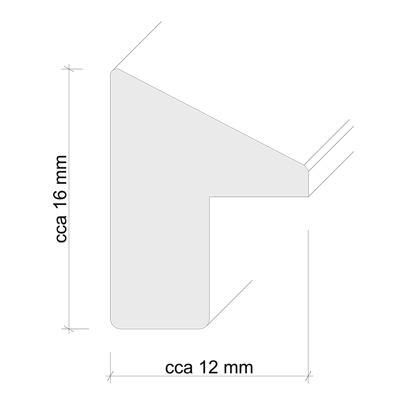 Hama rámeček dřevěný EVA, bordó, 29,7x42 cm