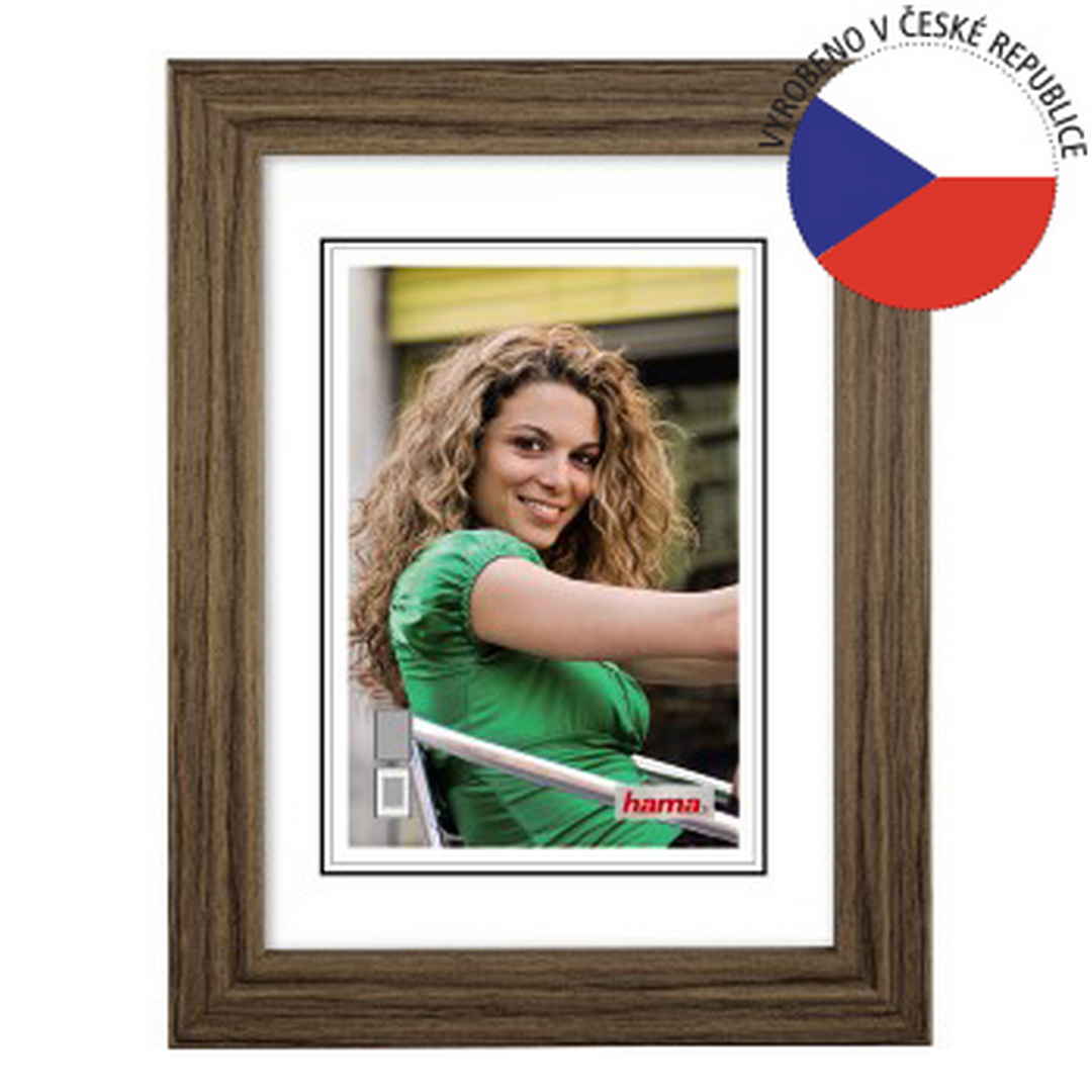 Hama rámecek dřevěný JESOLO tmavá olivová