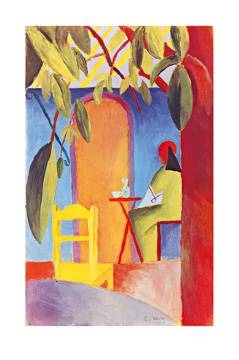 60x90 | Türkisches Café II, 1914 ( Macke August )
