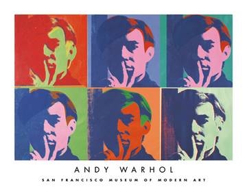 86x66 | A Set of Six Self-Portraits ( Warhol Andy )