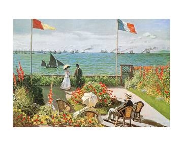 50x40 | Terazza sul mare a Saint-Adresse ( Monet Claude )