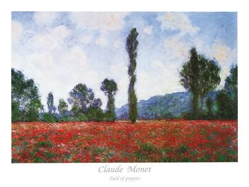 80x60 | Field of Poppies ( Monet Claude )