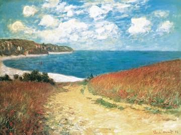 80x60 | Meadow Road to Pourville, 1882 ( Monet Claude )