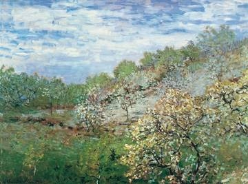 80x60 | Bäume in Blüte ( Monet Claude )