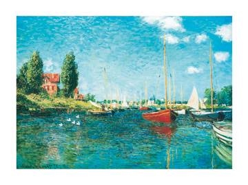 80x60 | Red Boats ( Monet Claude )