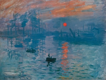 80x60 | Impressionismo, il levar ( Monet Claude )