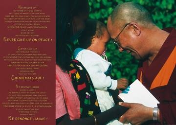 70x50 | Dalai Lama with Child ( Frischknecht Johannes )