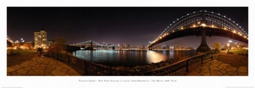 95x33 | New York Skyline at Night ( Grube Patrick )