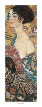 20x50 | Segnora con ventaglio ( Klimt Gustav )