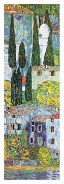 35x100 | Chiesa a cassone sul garda ( Klimt Gustav )
