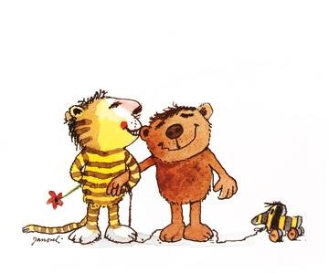 58x48 | Tiger Bär ( Janosch )