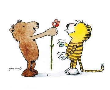 58x48 | Blumengruß ( Janosch )