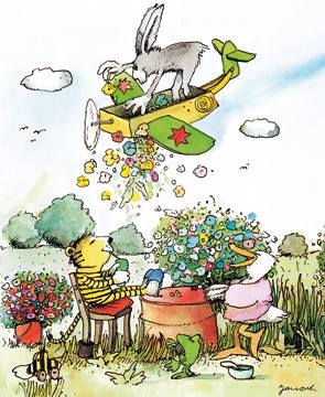 48x58 | Blumenregen ( Janosch )