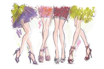 60x40 | Party Legs ( Jane Hartley )