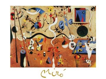 80x60 | Il carnevale d'Arlecchino ( Miro Joan )