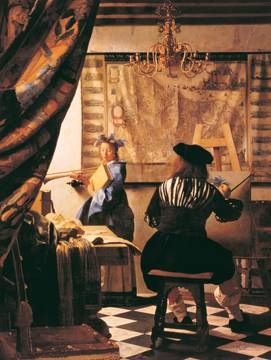 60x80 | Die Malkunst ( Vermeer Johannes )