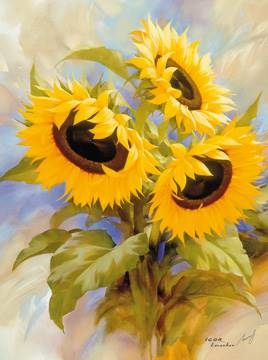 60x80 | Sunflowers ( Levashov Igor )