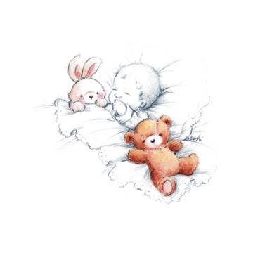 30x30 | Sleepy Time IV ( Makiko )