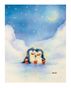 24x30 | Little Penguins ( Makiko )