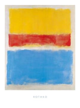 60x80 | Untitled (Yellow-Red and Blue) ( Rothko Mark )