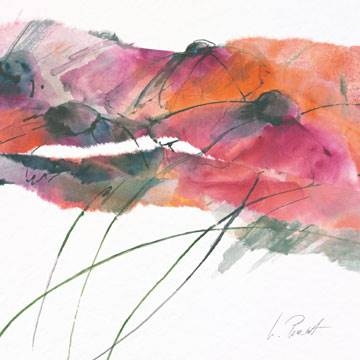 21x21 | Modern Poppy II ( Peuckert Marta )