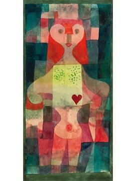 60x80 | Herzdame ( Klee Paul )