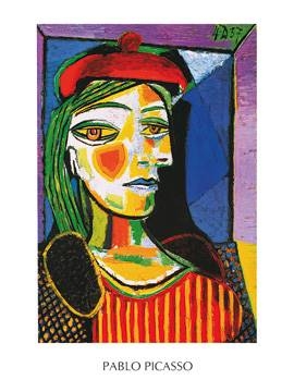 60x80 | Femme au beret rouge ( Picasso Pablo )