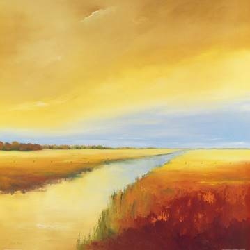 70x70 | Down the River II ( Paus Hans )