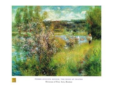 80x60 | The Seine at Chatou ( Renoir Auguste )