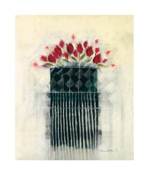 50x60 | Rot und Schwarz I ( Robertson Marilyn )